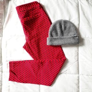 🦩5/$25🦩Old Navy Daisy Pant in Rebellion Red Sz 4